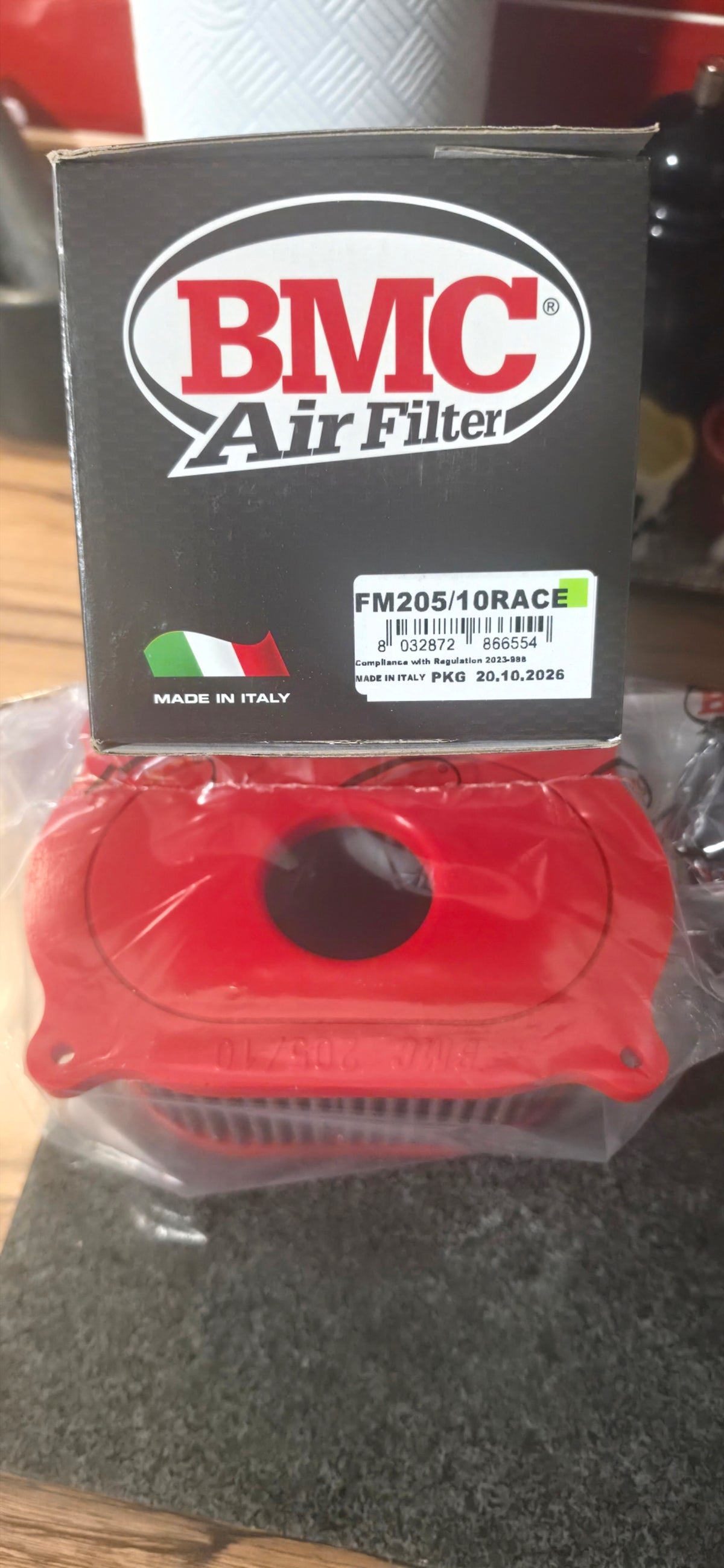 BMC performance airfilter FM205/10RACE Suzuki sv650 1999 - 2002 *not for Ivans Performance Jet Kit*