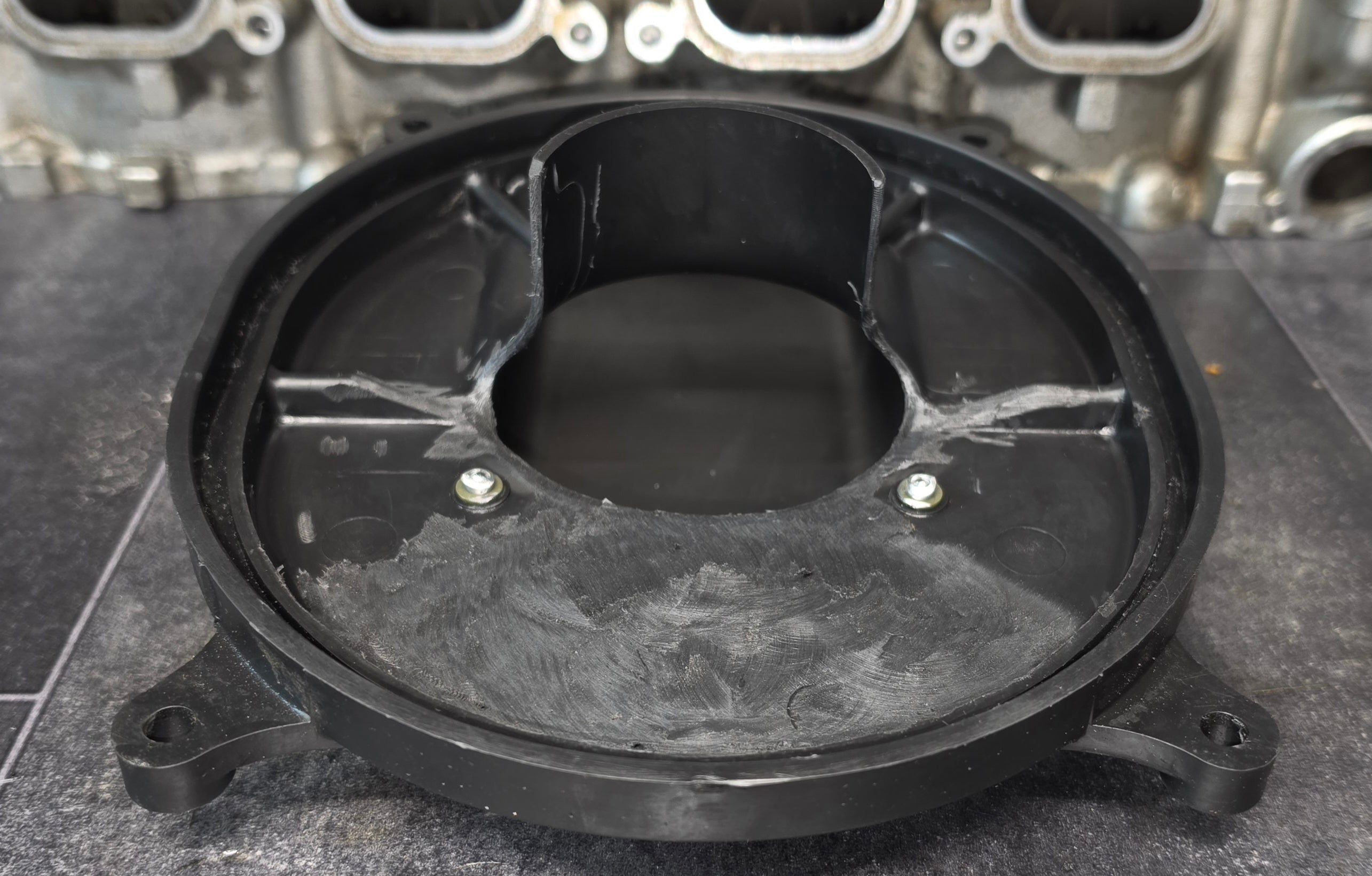 Modified Airbox lid for the Ivan's 'Full-Monty' Jet kit Yamaha FZS 1000