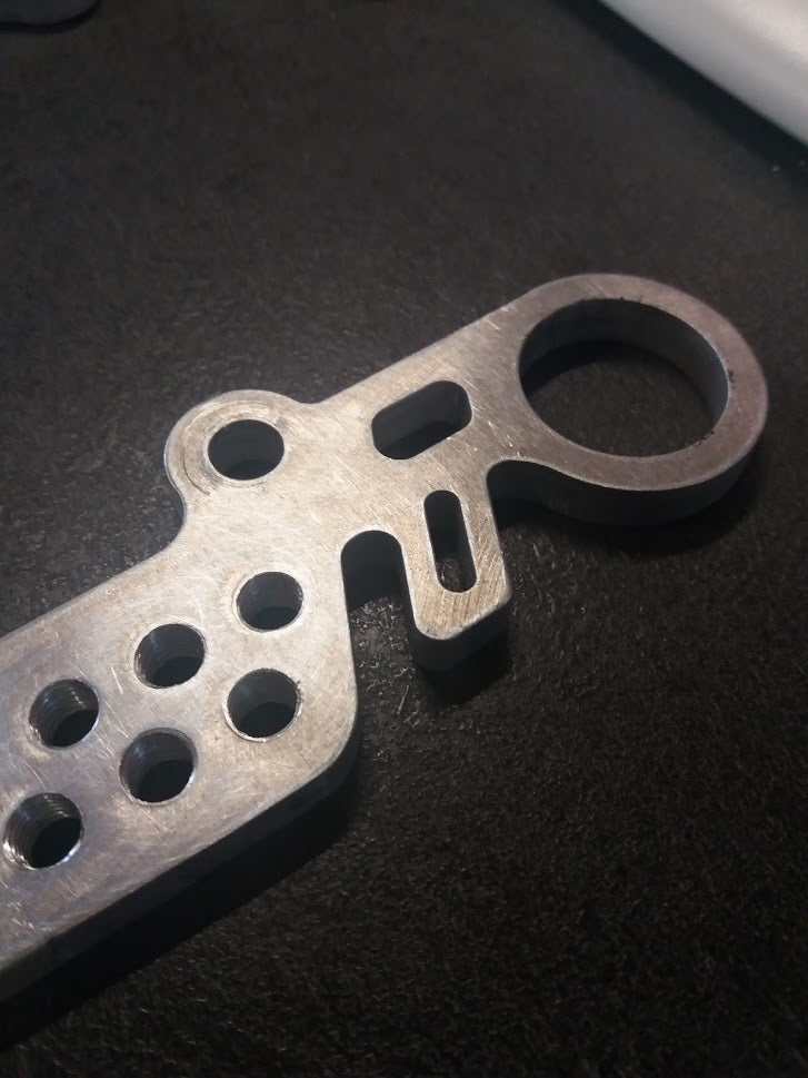 Yamaha FZS 600 fazer rear set brackets (1998-2003) - Aluminium - French manufacturing