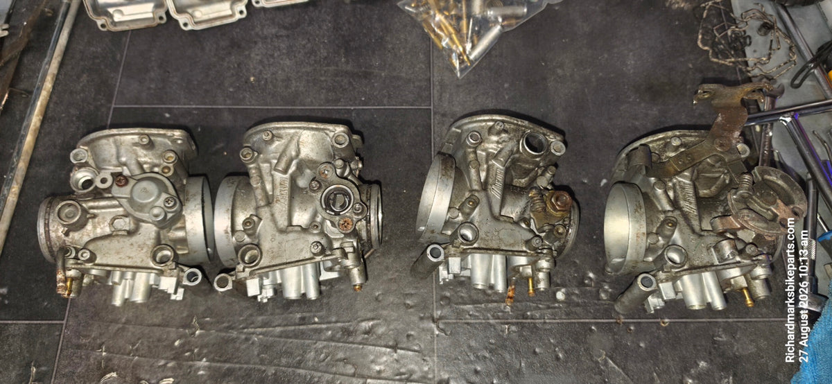Yamaha FZS 1000 Refurbished Carburettors fitted with the Ivan's Performance Slip-on FZ-0102SO jet kit