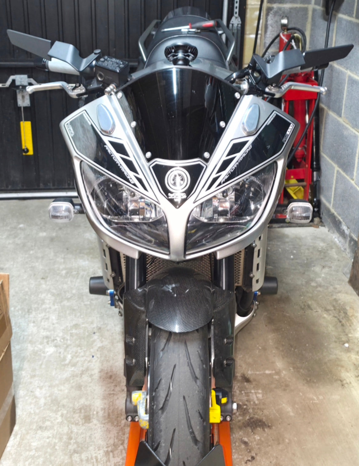 Stealth mirrors as seen on my yamaha FZS 1000 fazer